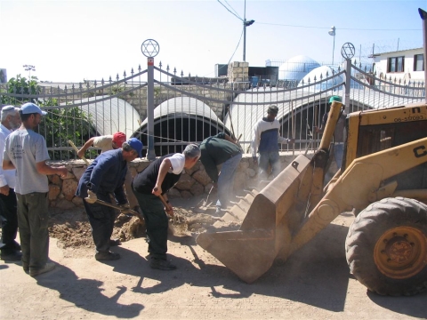 עבודות השיפוץ