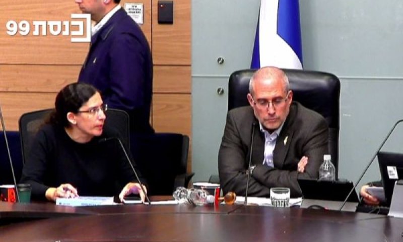 מילביצקי. "לא אצלי" [צילום: ערוץ כנסת]