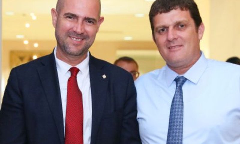 אמיר אוחנה, עמית הלוי [צילום: המכללה למדינאות]