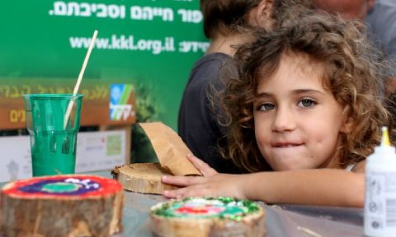 עבודות יצירה בחצור [צילום: אביגיל עוזי, קק״ל]