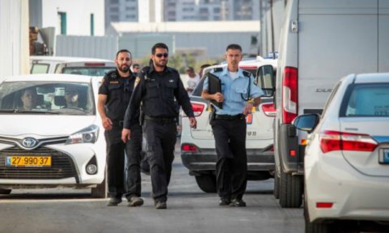 זירת הרצח [צילום: רועי עלימה/פלאש 90]