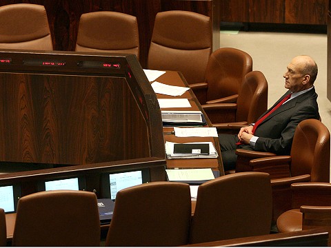 רגע האמת של ממשלת אולמרט [צילום: פלאש 90]