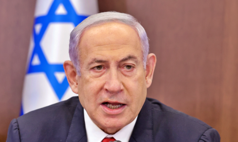 דפק על השולחן. ראש הממשלה נתניהו [צילום: מארק ישראל סאלם, פלאש 90]