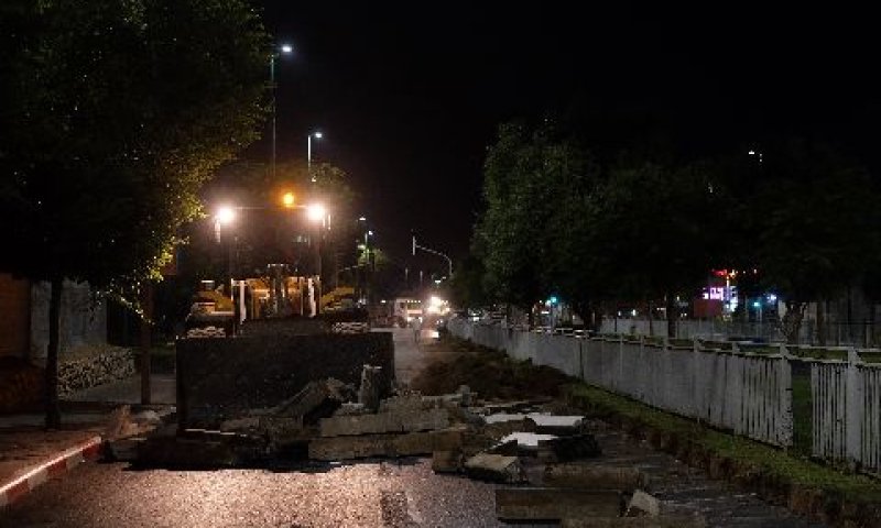העבודות בבת ים. נת"ע עולה שלב