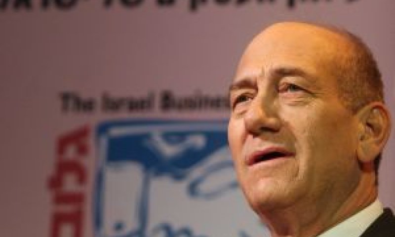 אולמרט בוועידת ישראל לעסקים [צילום ארכיון: קובי וניב קנטור]