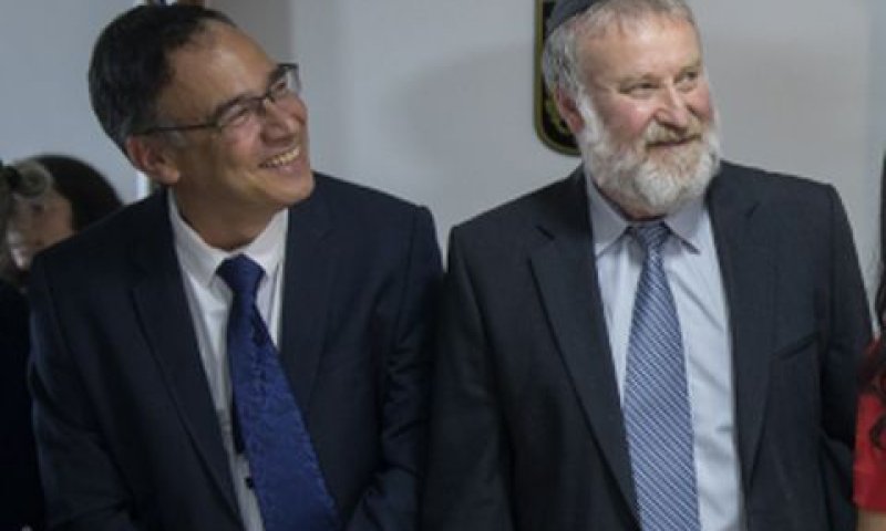 מנדלבליט וניצן. דעות שונות [צילום: הדס פרוש, פלאש 90]