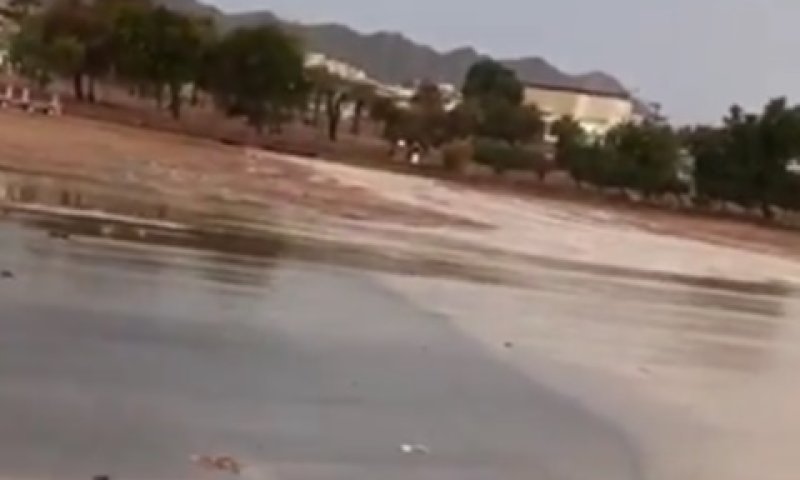 העיר אילת מוצפת