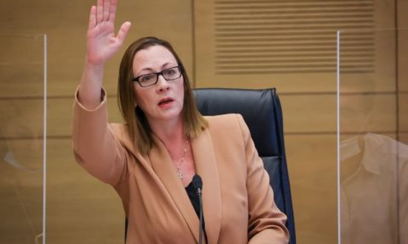 יוליה מלינובסקי [צילום: נועם מושקוביץ/דוברות הכנסת]
