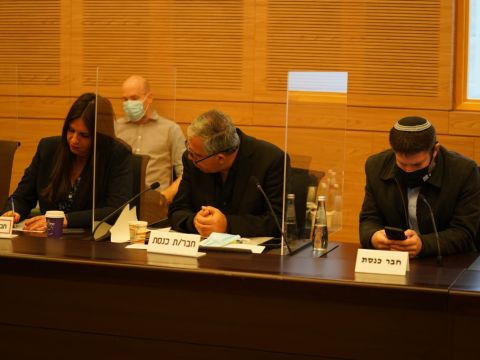חה"כ סמוטריץ', לוי וברק [צילום: דני שם-טוב/דוברות הכנסת]