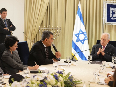 ראשי בל"ד אצל הנשיא [צילום: מארק ניימן, לע"מ]