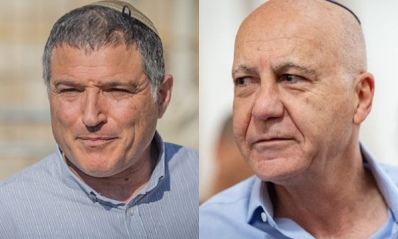 יורם כהן ודוד זיני [צילום: יונתן זינדל וחיים גולדברג, פלאש 90]