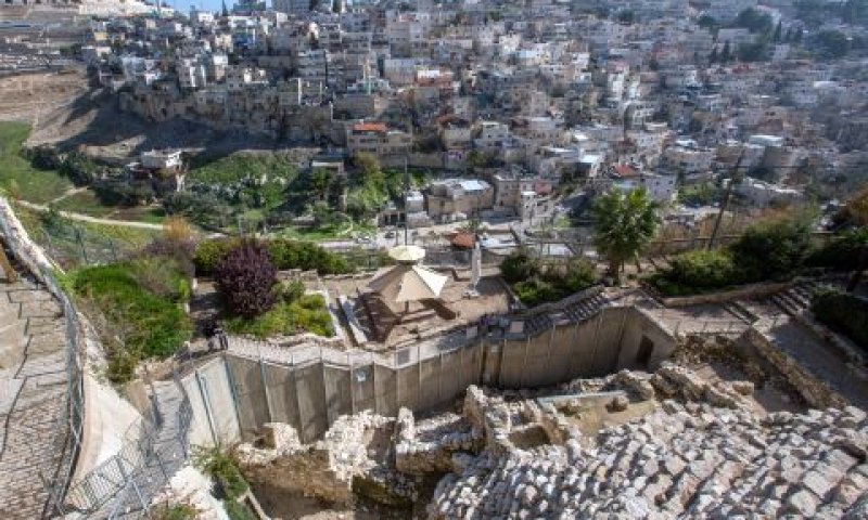 סילואן והגן הלאומי, עיר דוד [צילום: מרים אלסטר/פלאש 90]