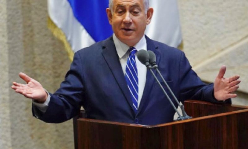 נתניהו. "מכתב במחנה לצייצן המחנה" [צילום: עדינה ולמן/דוברות הכנסת]