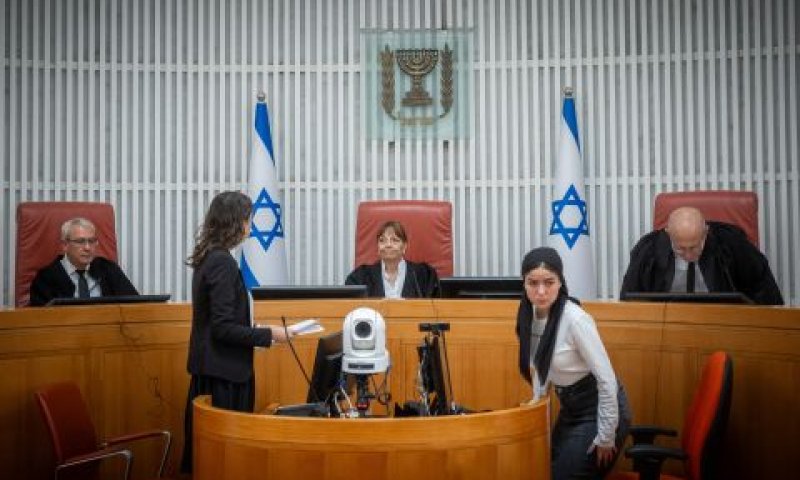 שטיין, וילנר וגרוסקופף בדיון בעתירה [צילום: יונתן זינדל, פלאש 90]