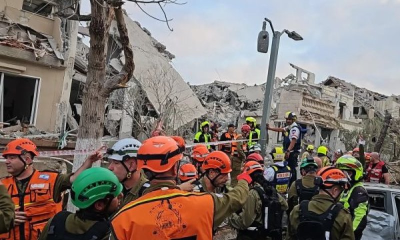 הפגיעה בראשל"צ [צילום: מד"א]