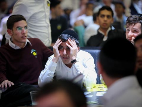 מטה ליאון לפני שנודע דבר המהפך [צילום: יונתן זינדל/פלאש 90]