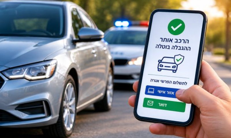 הסרת הגבלות לרכב שנגנב - באופן מקוון [עיבוד AI]