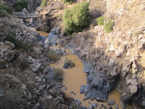 קינוח לסיום: נחל סער הנשפך אל נחל החרמון [צילום: שמרית טסה]