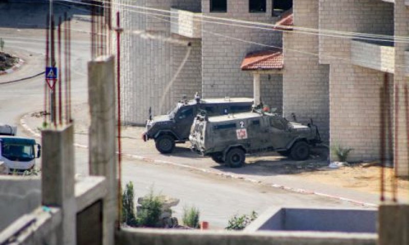 אמבולנס צבאי בגזרת טולכרם [צילום: נאסר אישתייה/פלאש 90]
