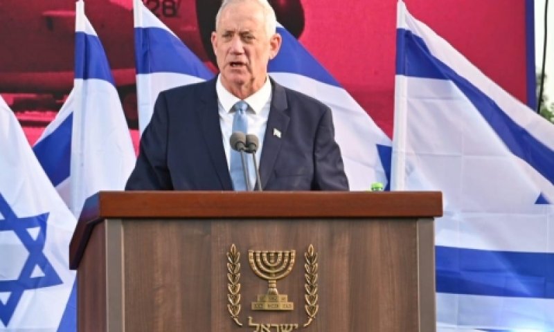 גנץ. צדק והכרה בלוחמי צד"ל [צילום: אריאל חרמוני, משרד הביטחון]