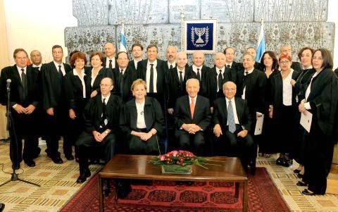 השבעת השופטים היום [צילום: מרק ניימן/לע"מ]