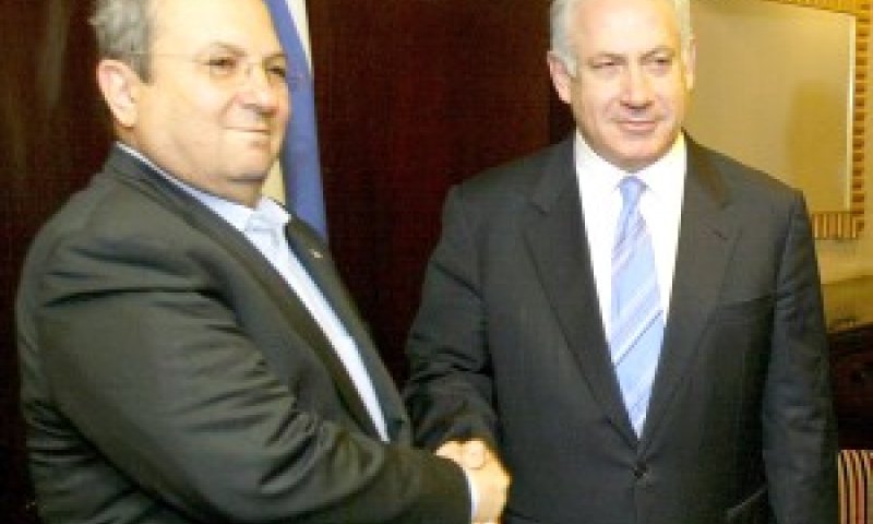 "הישג חשוב". נתניהו וברק [צילום: פלאש 90]