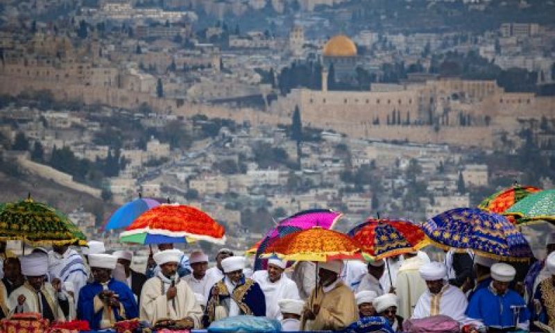 חג הסיגד בארמון הנציב [צילום: יונתן זינדל/פלאש 90]