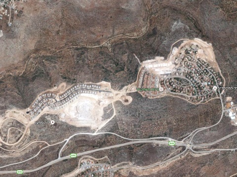 רצף אורבני. עלי זהב ולשם [צילום: גוגל סטריט וויו]