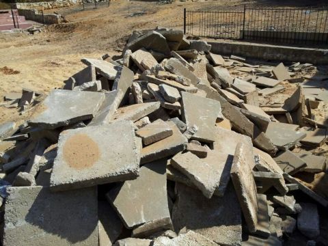 המגרש לפני השיפוץ [צילום: באדיבות קק"ל]