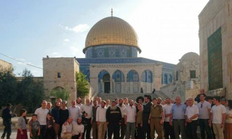 יהודים בהר הבית, הבוקר[צילום: מטה ארגוני המקדש]