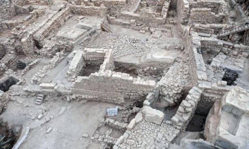 שרידי מצודת החקרא [צילום: אסף פרץ, באדיבות רשות העתיקות ]