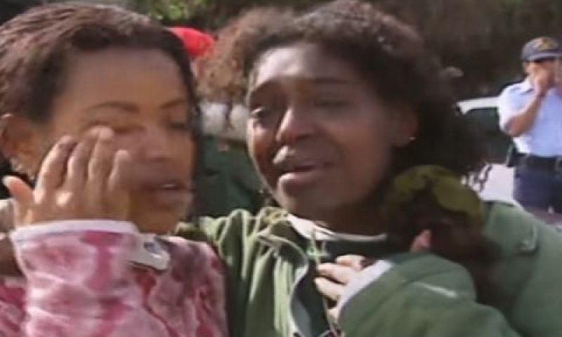 מפגינות שנפגעו בהפגנה