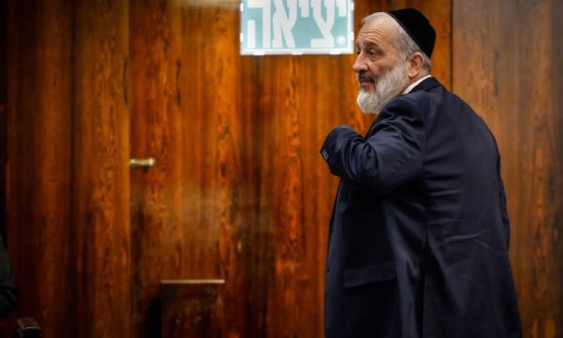 דרעי. מאשים את הרמטכ"ל בהתערבות פוליטית בתקופת בחירות [צילום: נועם מושקוביץ/דוברות הכנסת]