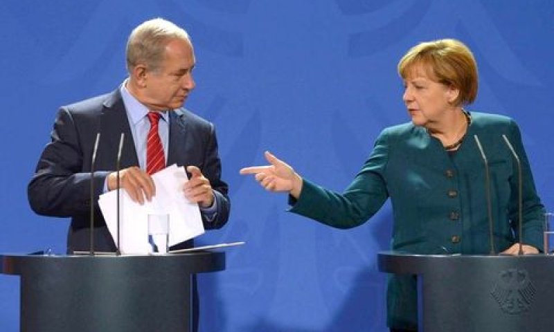 מרקל ונתניהו. צפירת ארגעה[צילום: עמוס בן-גרשום/לע"מ]