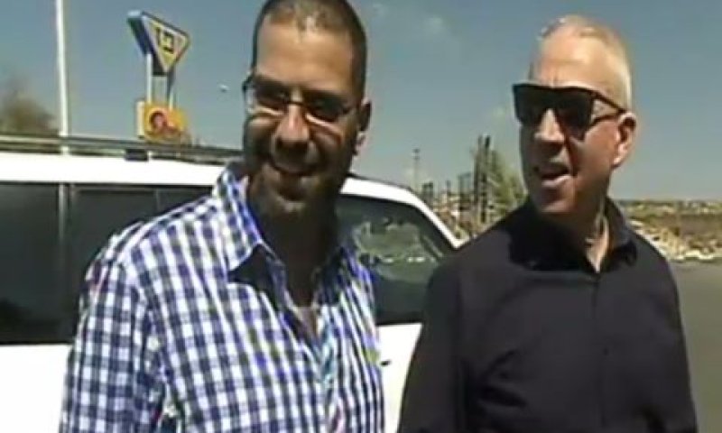 רזניק. היחיד ממשרד השיכון [צילום: מן הטלוויזיה]