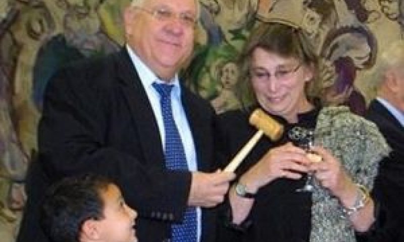 יו"ר הכנסת ראובן ריבלין ואשתו נחמה [צילום: פלאש 90]