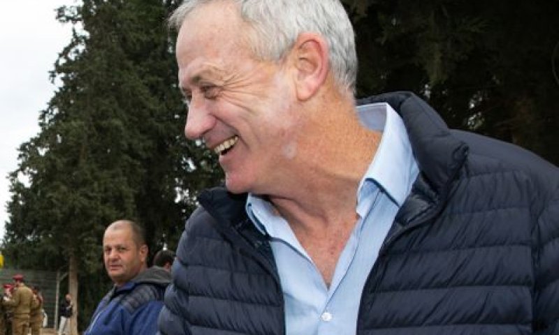 גנץ. התבטאות ראשונה [צילום: ענת חרמוני/פלאש 90]