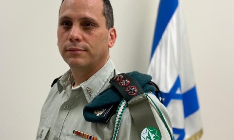 אל"מ מנדלבליט. יועלה בדרגה [צילום: דובר צה"ל]
