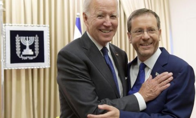 הרצוג וביידן בביקור שהתקיים בארץ [צילום: חיים צח/לע"מ]
