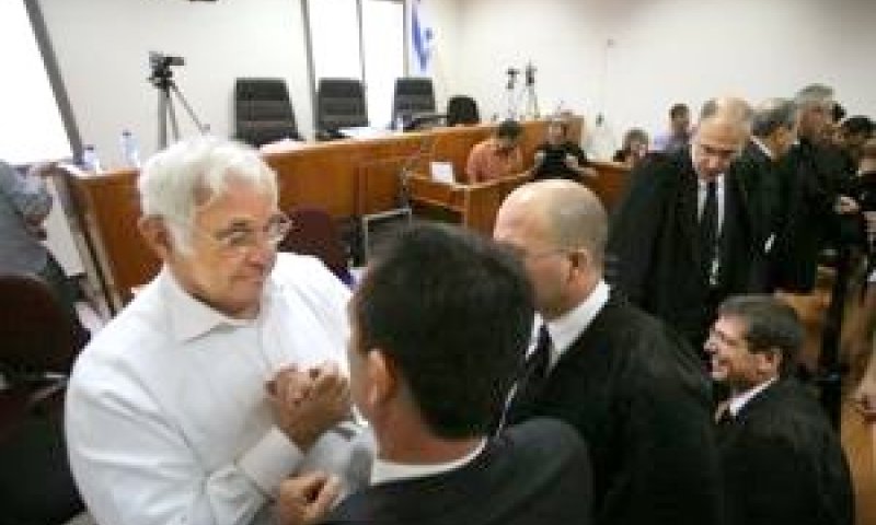 "אהבתי את אולמרט". טלנסקי בבית המשפט [צילום: AP]