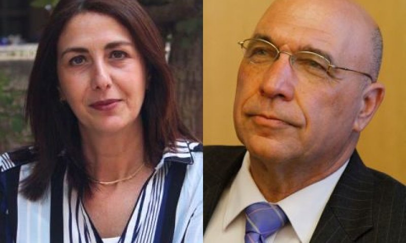 צבי אקשטיין ומיכל פינק. מחברי הדוח [צילום: סבין שטרנברג, מרים אלסטר/פלאש 90]