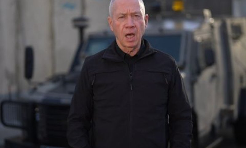 גלנט. עזה הולכת ונשברת [צילום: תקשורת שר הביטחון]