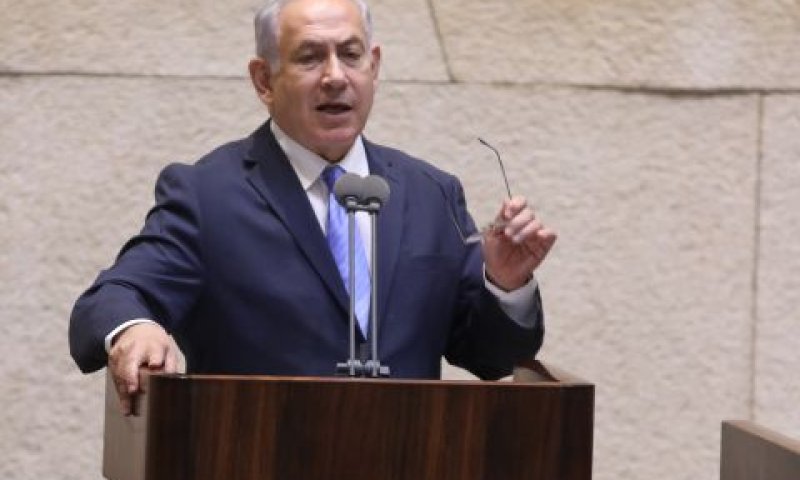 נתניהו. "מרים את הכפפה" [צילום: יצחק הררי/דוברות הכנסת]