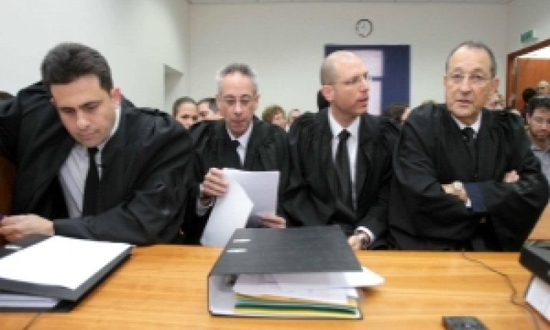 צוות פרקליטיו של אולמרט[צילום: פלאש 90]