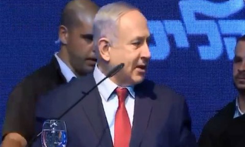 הנאום נקטע מהירי