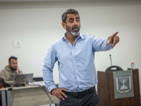 לביא היום בוועדת החקירה [יונתן זינדל, פלאש 90]