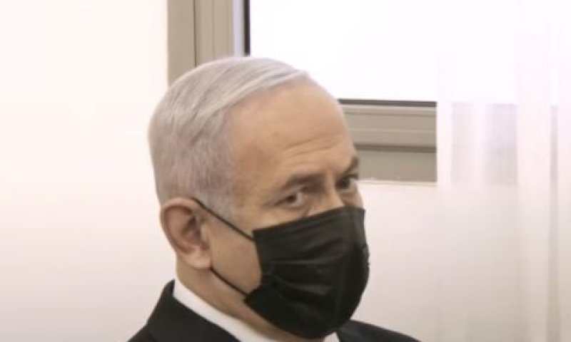 נתניהו היום בבית המשפט [צילום: כאן 11]