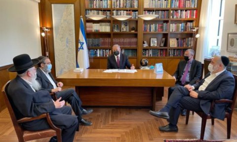 רה"מ נתניהו עם ראשי גוש הימין