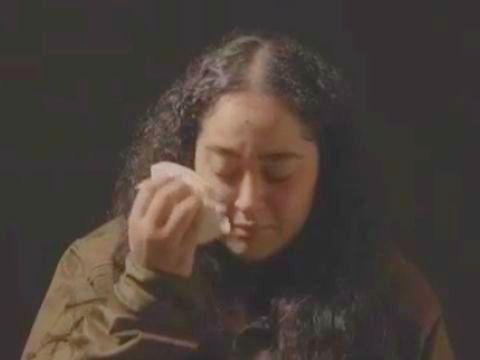 ליגי אלבג. חטופה [צילום: מתוך סרטון שפרסם חמאס]
