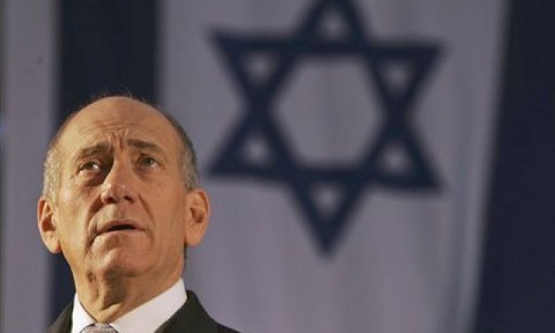 אולמרט בהר הצופים [צילום: AP]